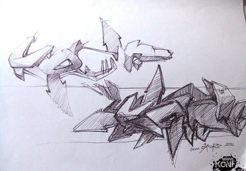Old Graffiti Sketches