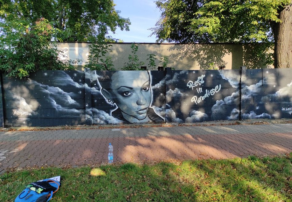 RIP mural in Bohumin